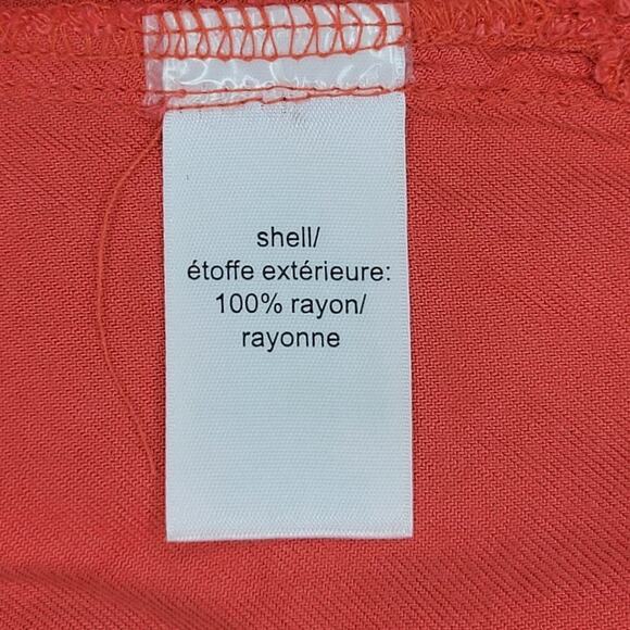 Maurices‎ Button Down Tank Top Coral Size L - Picture 8 of 11